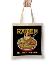 Ramen And Cats Bez Çanta Uzun Saplı