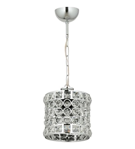 AVONNI AV-65240-1K Krom Kaplama Modern Avize E27 Metal Kristal 17cm