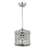 AVONNI AV-65240-1K Krom Kaplama Modern Avize E27 Metal Kristal 17cm