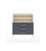 Arges Şifonyer 2 Raflı 3 Çekmeceli 88x30x96 Aytaşı-Antrasit