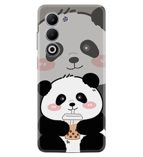 Oppo A5 Kılıf Boutique Baskılı Resimli Milkshake Panda Pcode -058