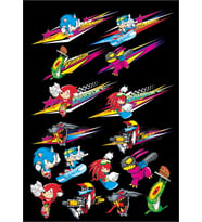 Cizgi Film Karakterleri Sticker Set 16 Parça Telefon, Tablet, Defter, Laptop Sticker