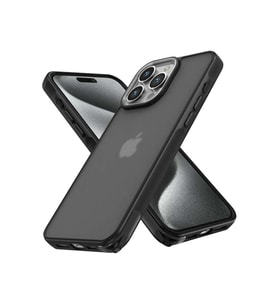 iPhone 15 Pro Kılıf Elegant Kapak - Siyah