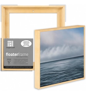 Ampersand Ahşap Paneller için Floaterframe 17,72 cm Derinlik, İnce, 25,72 x 25,72 cm, Akçaağaç (FTHIN781010M)
