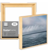 Ampersand Ahşap Paneller için Floaterframe 17,72 cm Derinlik, İnce, 25,72 x 25,72 cm, Akçaağaç (FTHIN781010M)