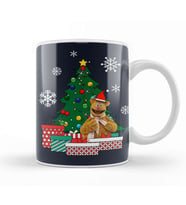 Fozzie Bear Around The Christmas Tree Muppets Kupa Bardak Porselen
