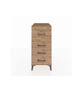 Kronos Komodin 4 Çekmeceli 44x59x96 Çam-Çam
