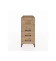 Kronos Komodin 4 Çekmeceli 44x59x96 Çam-Çam