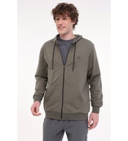 Lumberjack MB SN72 FZ HOD 5FX 101939603 Erkek Eşofman Üstü A.Haki S-XXL