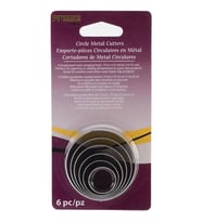Sculpey Metal Kesiciler 6 Boy Daire 
