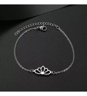 925 Ayar Lotus Gümüş Bileklik