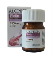Alopecia Biotin 2500 mcg 60 Tablet