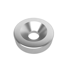 4 Adet 10mm x 3mm Yuvarlak 3mm Havşa Delikli Mıknatıs Disk Neodyum Buzdolabı Ofis Yazı Not Tahtası