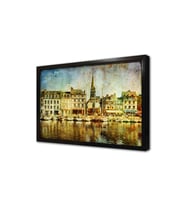 Venedik Kolaj Fotoraf Çerçeveli Mdf Tablo