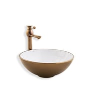 LENA TEZGAHÜSTÜ LAVABO E-5005R (Beyaz)