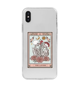 Iphone X ve XS Uyumlu The Lovers Tasarımlı Şeffaf Telefon Kılıfı