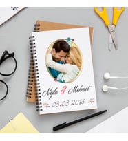 Fotoğraflı İsimli Defter Kişiye Özel