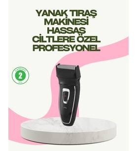 Darbelere Dayanıklı Kablosuz Erkek Tıraş Aleti