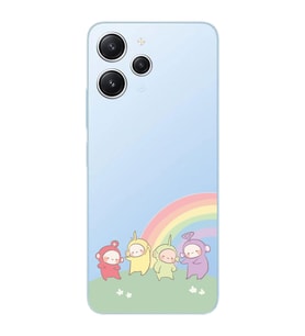 Xiaomi REDMI 12 Uyumlu Teletubbies Desenli Şeffaf Telefon Kılıfı