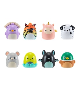 Squish-a-longs 8 Figür + Yüzük Set Seri 1 AL0083