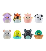Squish-a-longs 8 Figür + Yüzük Set Seri 1 AL0083