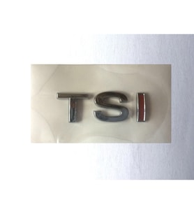 VOLKSWAGEN TSİ BAGAJ YAZISI TEK KIRMIZI 1K0853675H