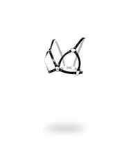 Mulvxbrf Brf02 Siyah Göğüs Harness Suni Deri O-Halkalı Bralet - Brf190 (Mulvix)