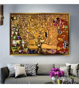 Altın Çerçeveli dekoratif tablo a1506 (Gold)