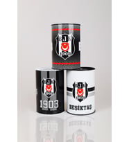 x Dekomus Lisanslı Beşiktaş Büyük Boy Metal Kumbara Tek Adet