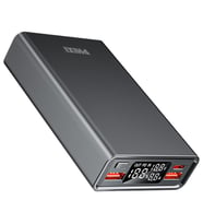 Phixi Ultimate UP65 15000mAh 100W Süper Hızlı Şarj Cihazı  - Laptop Şarj Edebilir Powerbank - 2 USB 2 PD Port - Dijital Ekran - Taşınabilir Şarj Cihazı