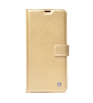 Realme Note 60 Kılıf Standlı Kapkalı Cüzdan Kopçalı Kar Deluxe (Gold)