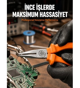 Ergonomik Saplı Profesyonel Kargaburun Dayanıklı Dövme Çelik Gövde