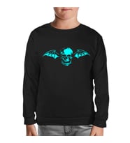 Avenged Sevenfold - Skull Logo Siyah Çocuk Sweatshirt