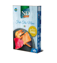 ND Fish Trio Menu Tuna Somon ve Karides Kedi Konservesi 6x70 gr (Turuncu)