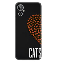 General Mobile GM 23 SE Kılıf Silikon Desen Özel Seri Cats 1792