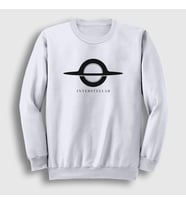 Presmono Unisex Beyaz Wormhole Film interstellar Sweatshirt 245933tt (Beyaz)