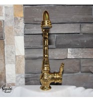 Sipahi Marble Altın İşlemeli Lavabo Bataryası