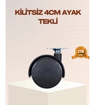 4 Cm Kilitsiz Mobilya Ayağı Tekli Kolay Dönen Masa Ve Sehpa Ayağı