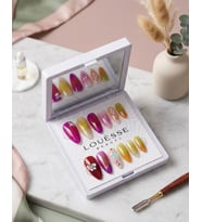Louésse Candy Splash Takma Tırnak 12’li Renk Geçişli Taşlı Nail Set