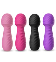 Dazzle 9 Modlu Titreşimli Su Geçirmez Lüks Mini Vibratör (Kırmızı)