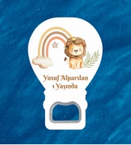 Kişiye Özel Doğum Günü Organizasyon Baby Shower Bebek İçin Hediyelik Magnet