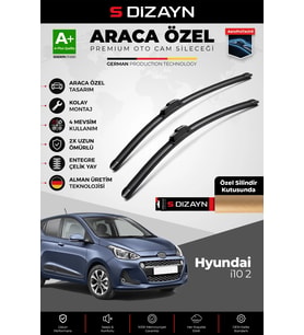 Hyundai i10 Ön Cam Silecek Seti 2013-2019 Premium Araca Özel 55-40 Cm A+ Kalite