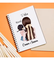 Canım Annem Tasarımlı Defter Kişiye Özel