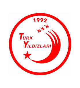Türk Yıldızları Sticker 14 CM 2 Adet