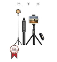 Torima Uzaktan Kumandalı K07 Mini Kablosuz Selfie Çubuğu (Siyah)