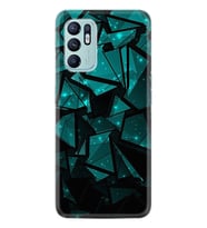 Oppo Reno 6 Kılıf Resimli Desenli Baskılı Silikon Green Prizmas 1348