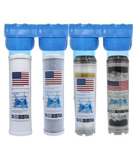 Amerikan Malı Daire Ve Bina Girişi 4 Aşamalı Su Yumuşatma Cihazı (Kapaklı Spun-Blok-Reçine-Silifoz)