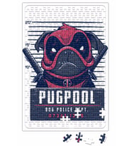 Deadpool Pugpool Köpek Puzzle 240 Parça Yapboz