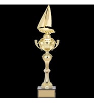 ODAK KUPA - Figürlü Kupalar - Yelken Figürlü Kupalar FG-062 B - 50 cm