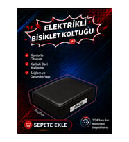RKS Elektrikli Bisiklet Arka Deri Koltuk, Elektrikli Bisiklet Deri Koltuk, Motosiklet Deri Koltuk, Arka Sele Çocuk Deri Koltuk Seti